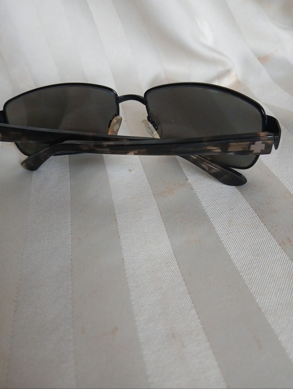 SPY Avenger Optic Sunglasses in Black with Tortoise Arms - Picture 2 of 5